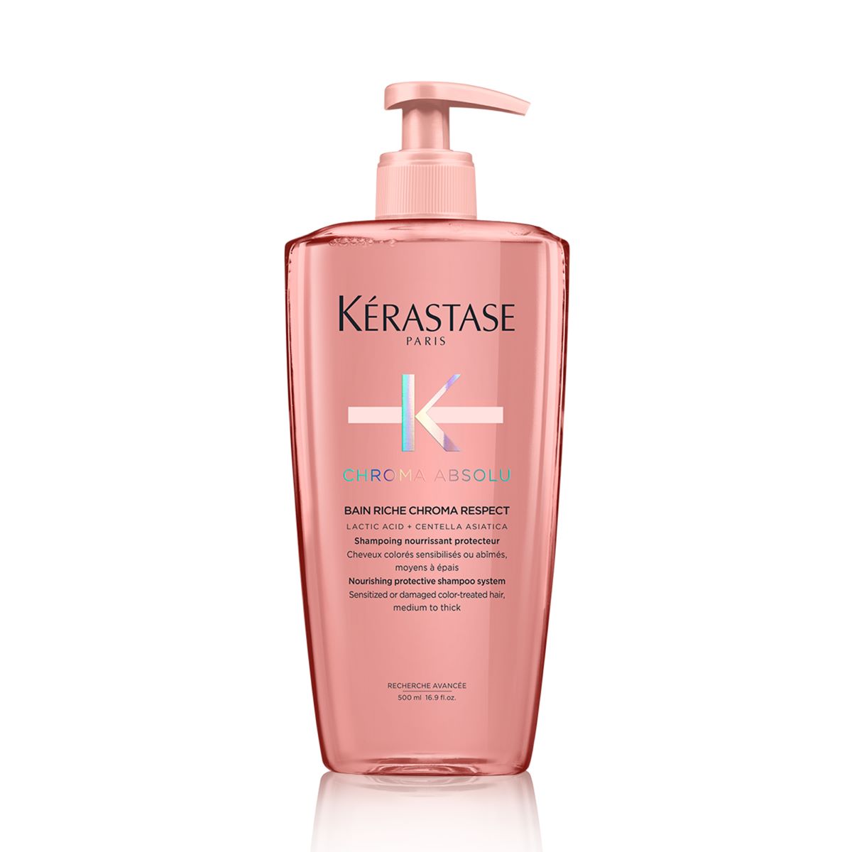Kérastase Chroma Absolu Bain Riche Chroma Respect Tápláló sampon vastag és közepesen vastag, festett hajra 500 ml