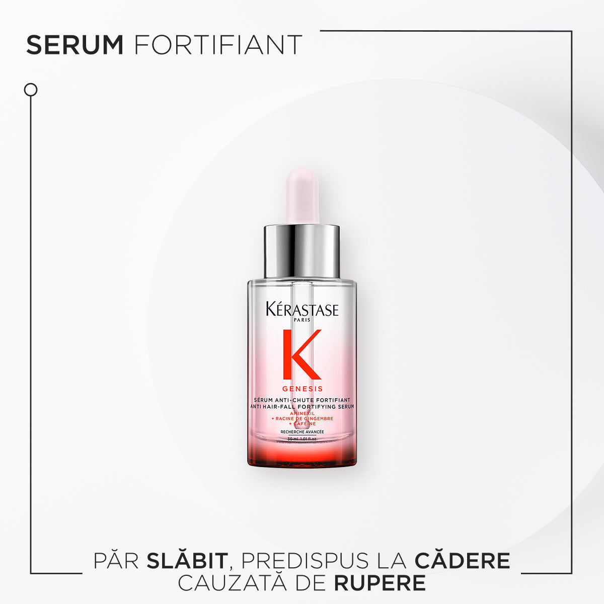 Kérastase Genesis Serum Anti-Chute Fortifying erősítő szérum hajhullás ellen utazó méret, 30ml