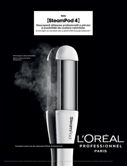 Professzionális gőzölős hajegyenesítő és göndörítő — L'Oréal Professionnel SteamPod 4.0
