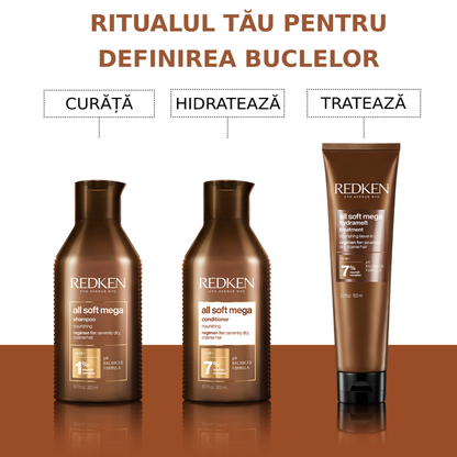 Balzsam száraz hajtincsekre — Redken All Soft Mega Curls Kondicionáló 300ml