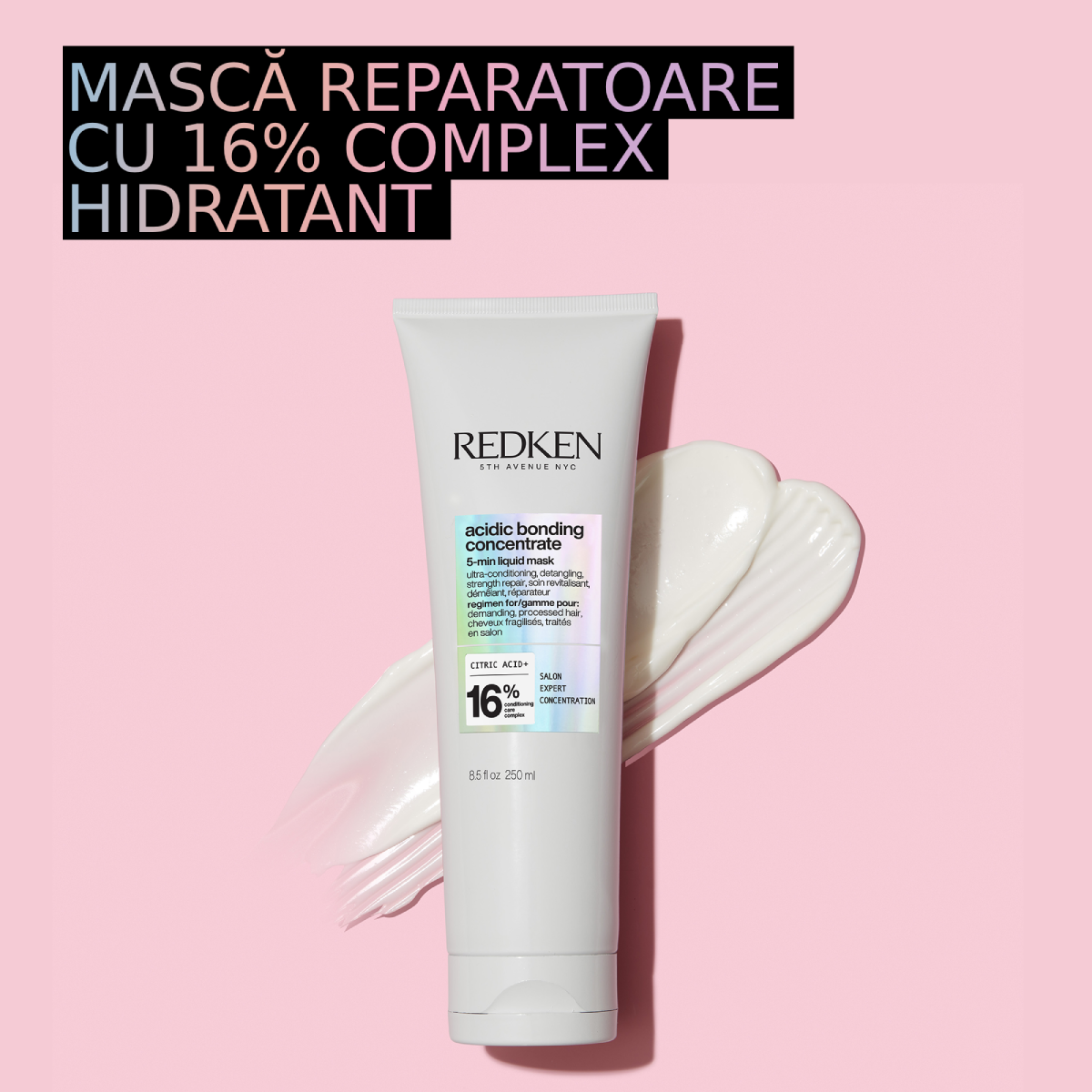 Maszk sérült hajra — Redken Acidic Bonding Concentrate 5-Min Liquid Mask 250ml