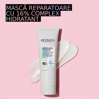 Maszk sérült hajra — Redken Acidic Bonding Concentrate 5-Min Liquid Mask 250ml