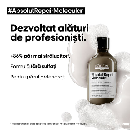 Sampon pentru păr deteriorat — L'Oréal Professionnel Absolut Repair Molecular 300 ml