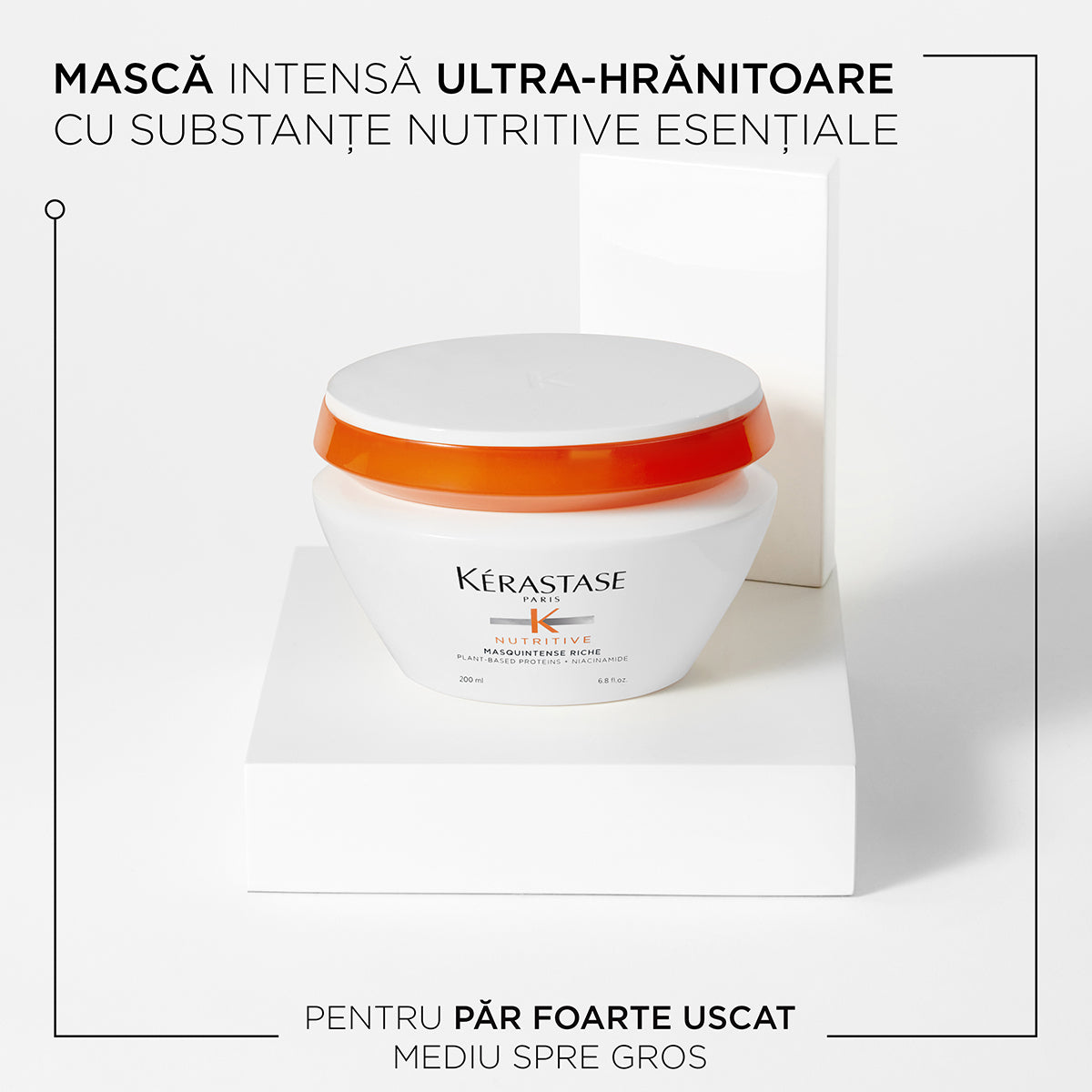 Ultratápláló maszk - Kérastase Nutritive Masquintense Riche - Táplálás nagyon száraz hajra - 200ml