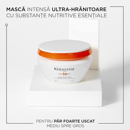 Ultratápláló maszk - Kérastase Nutritive Masquintense Riche - Táplálás nagyon száraz hajra - 200ml