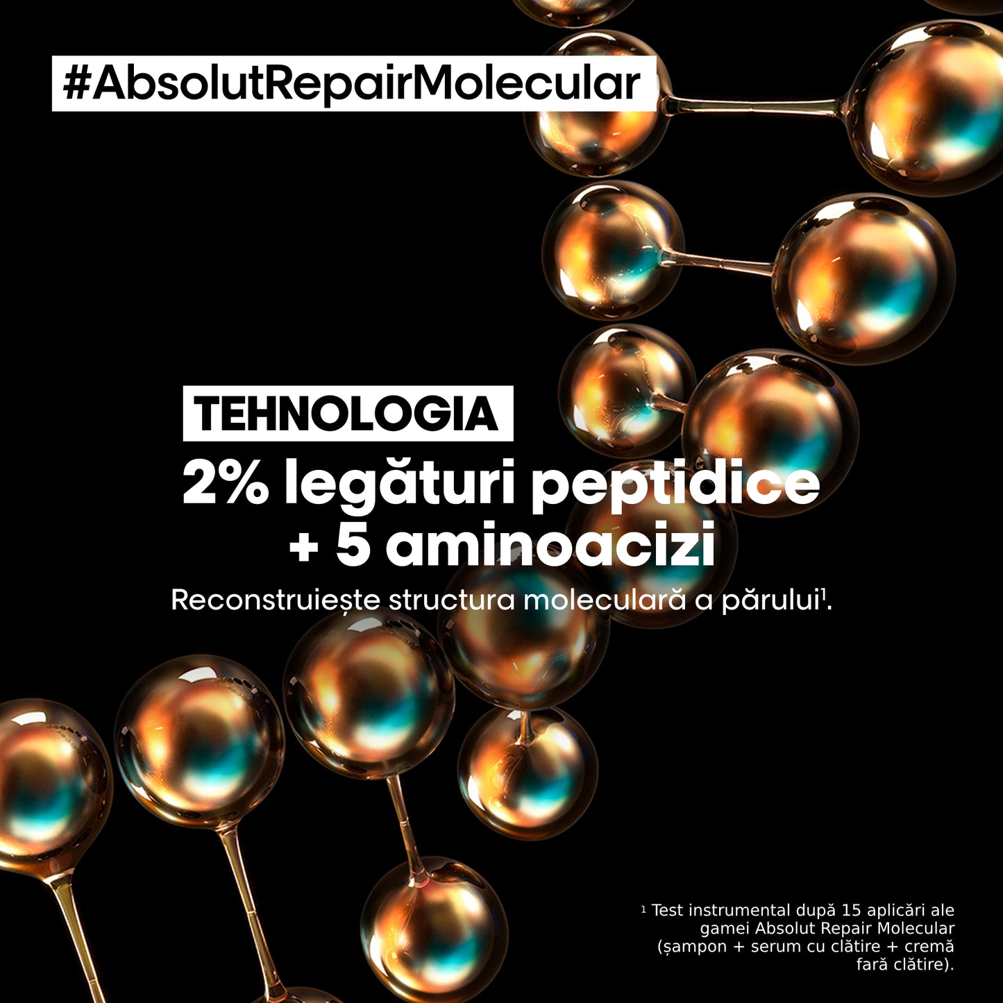 Kimosható szérum károsodott hajra — L'Oréal Professionnel Absolut Repair Molecular 250 ml