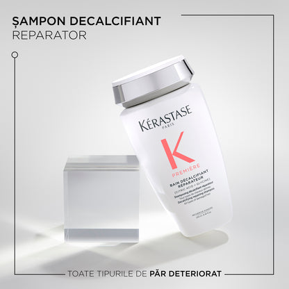 Kérastase Première Bain Décalcifiant Réparateur helyreállító sampon dekalcináláshoz károsodott hajra, 250ml