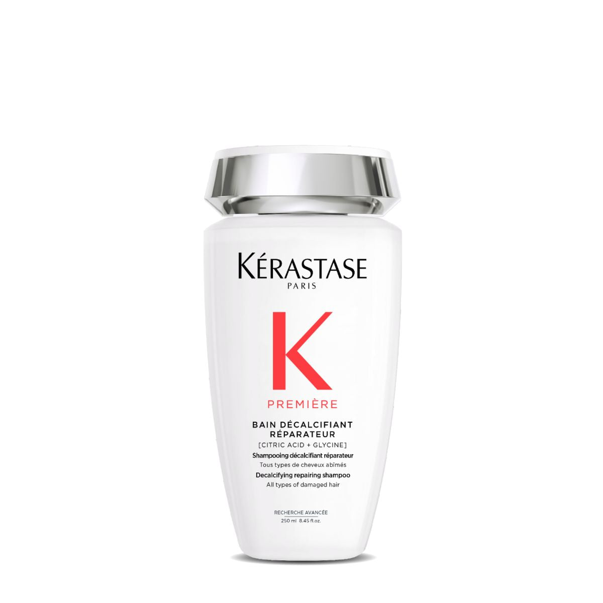 Kérastase Première Bain Décalcifiant Réparateur helyreállító sampon dekalcináláshoz károsodott hajra, 250ml