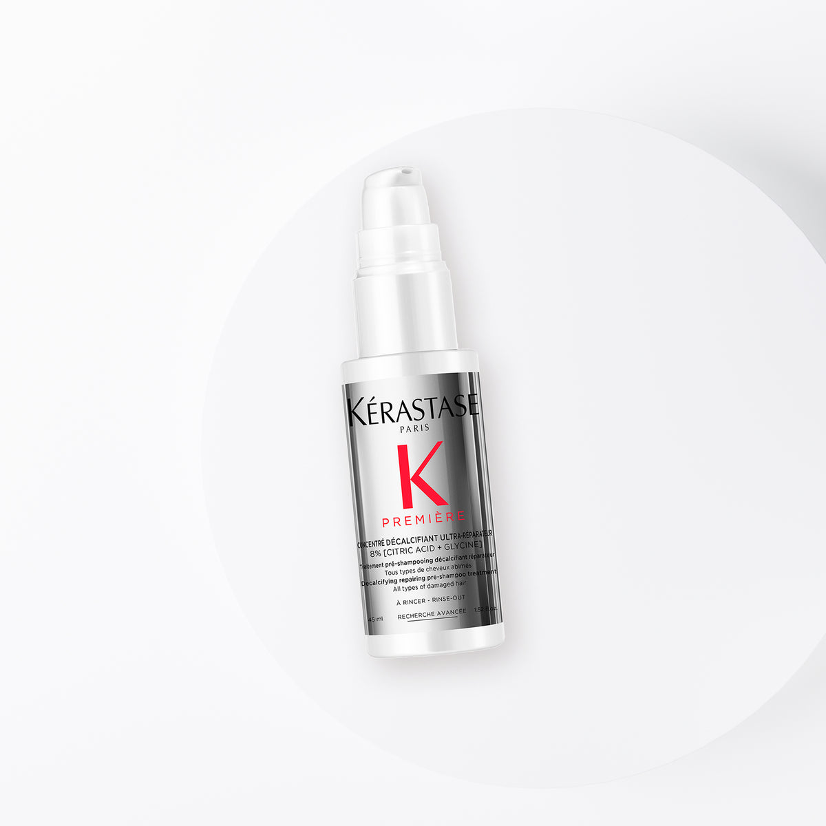 Dekalcináló, hajregeneráló sampon előtti kezelés sérült hajra – Kérastase Première Concentré Décalcifiant Ultra-Réparateur 45ml