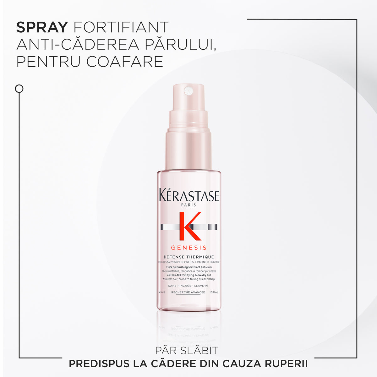 Kérastase Genesis Bain Hydra-Fortifiant + Fondant + Défense Thermique hajhullás elleni szett legyengült hajra, 80+75+45ml