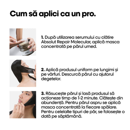 Maszk sérült hajra — L'Oréal Professionnel Absolut Repair Molecular 250ml