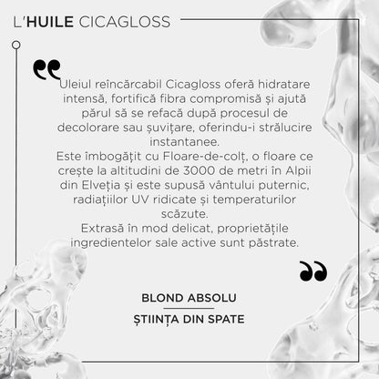 Olaj szőkített vagy melírozott hajra — Kérastase Blond Absolu L'Huile Cicagloss Refill 75ml