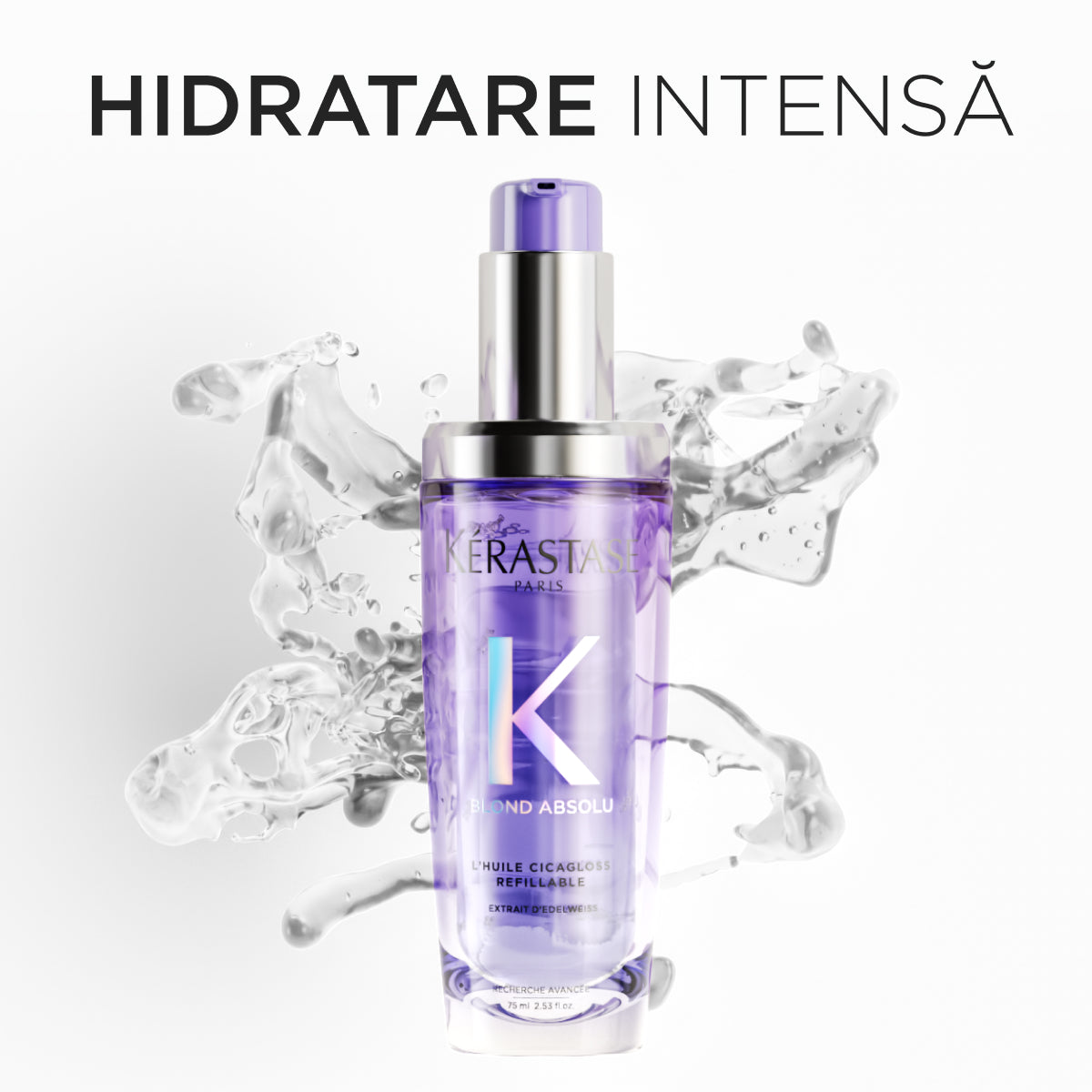 Olaj szőkített vagy melírozott hajra — Kérastase Blond Absolu L'Huile Cicagloss Refill 75ml