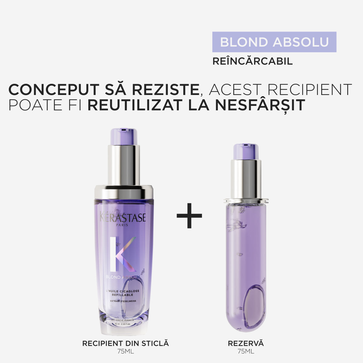 Olaj szőkített vagy melírozott hajra — Kérastase Blond Absolu L'Huile Cicagloss Refill 75ml