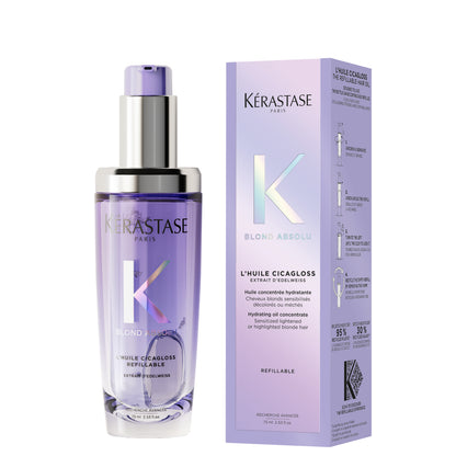 Kérastase Blond Absolu L'Huile Cicagloss 75ml – Hajregeneráló olaj szőke hajra, újratölthető
