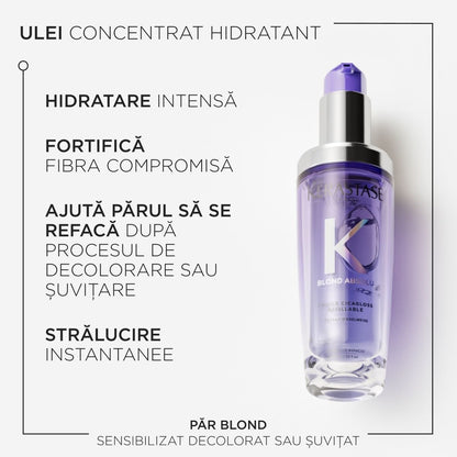 Kérastase Blond Absolu L'Huile Cicagloss 75ml – Hajregeneráló olaj szőke hajra, újratölthető