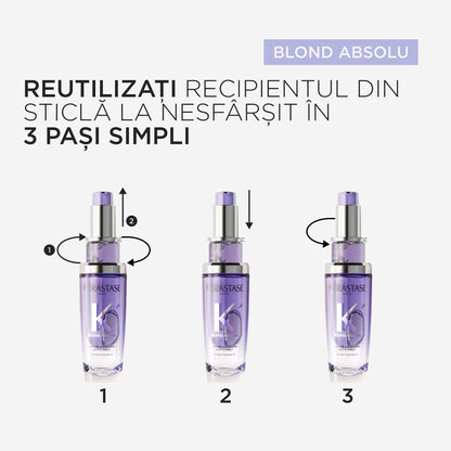 Kérastase Blond Absolu L'Huile Cicagloss 75ml – Hajregeneráló olaj szőke hajra, újratölthető