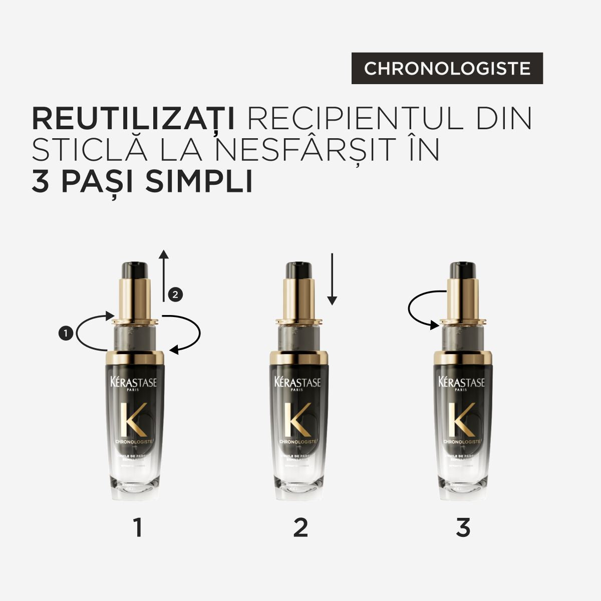 Utántölthető revitalizáló illatos olaj — Kérastase Chronologiste Huile de Parfum 75ml