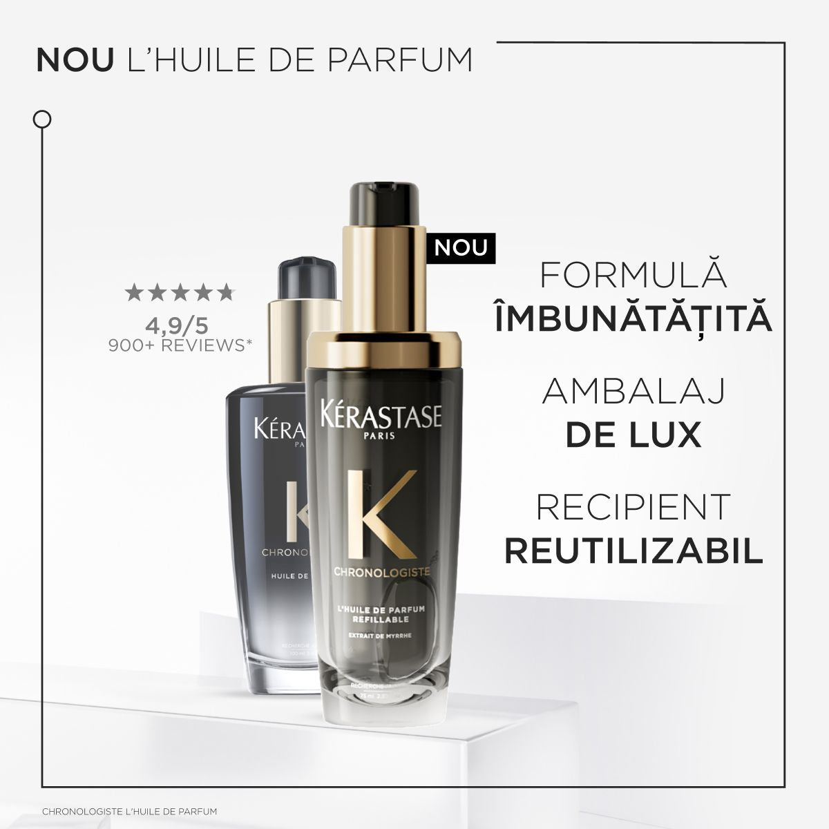 Utántölthető revitalizáló illatos olaj — Kérastase Chronologiste Huile de Parfum 75ml