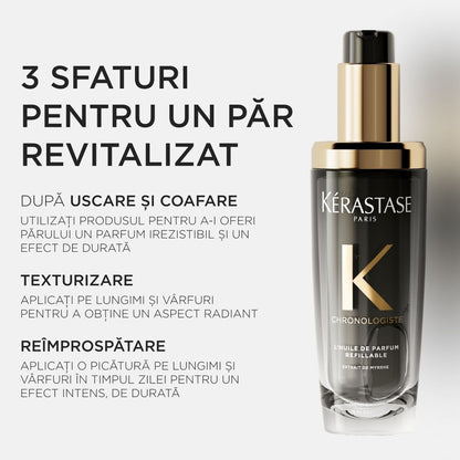Utántölthető revitalizáló illatos olaj — Kérastase Chronologiste Huile de Parfum 75ml