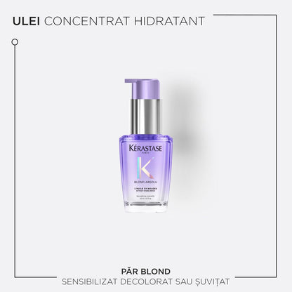 Fényt adó helyreállító olaj szőke hajra mini — Kérastase Blond Absolu L'Huile Cicagloss 30ml