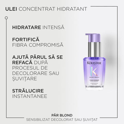 Fényt adó helyreállító olaj szőke hajra mini — Kérastase Blond Absolu L'Huile Cicagloss 30ml