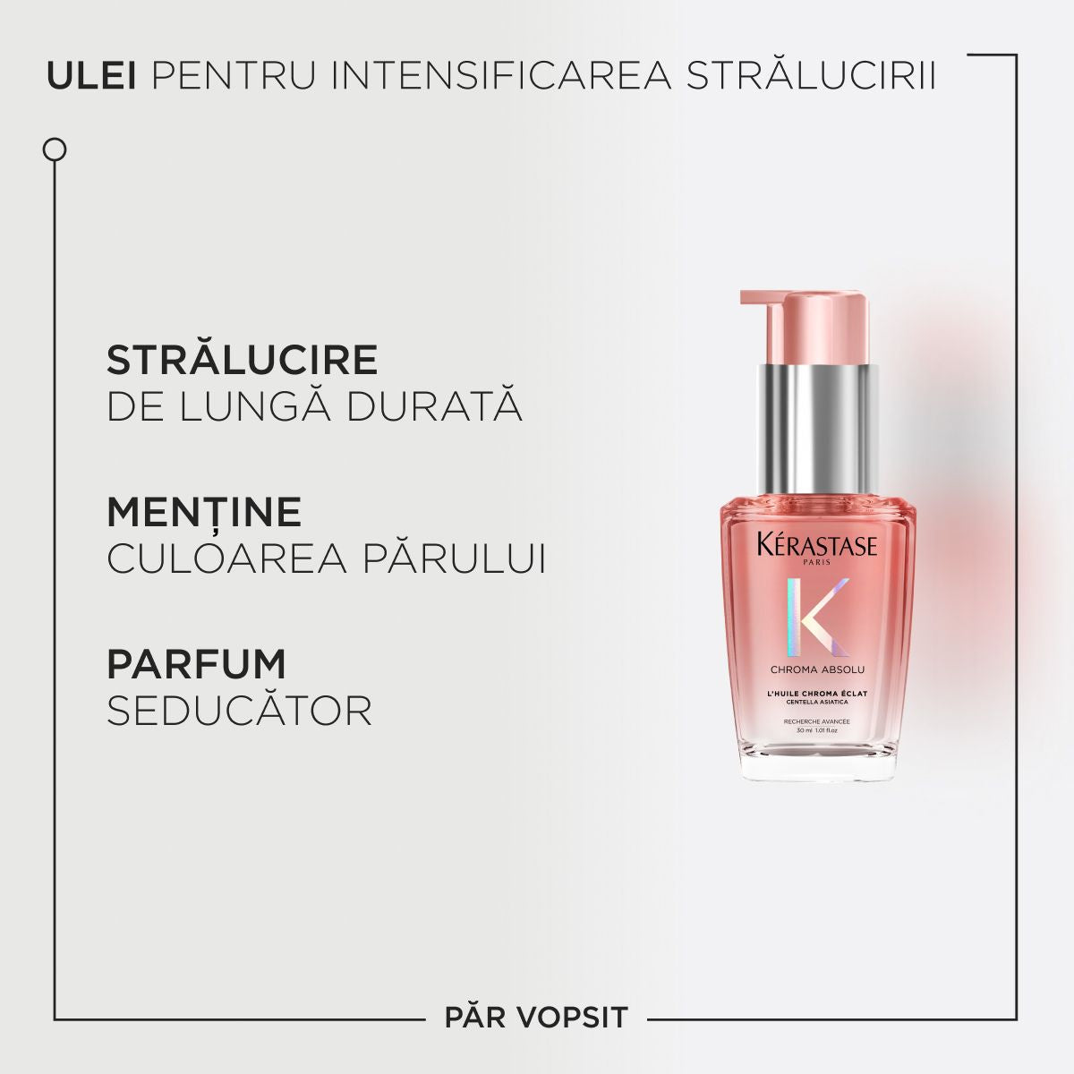 Mini utántölthető hajolaj festett hajra — Kérastase Chroma Absolu L'Huile Chroma Éclat 30ml