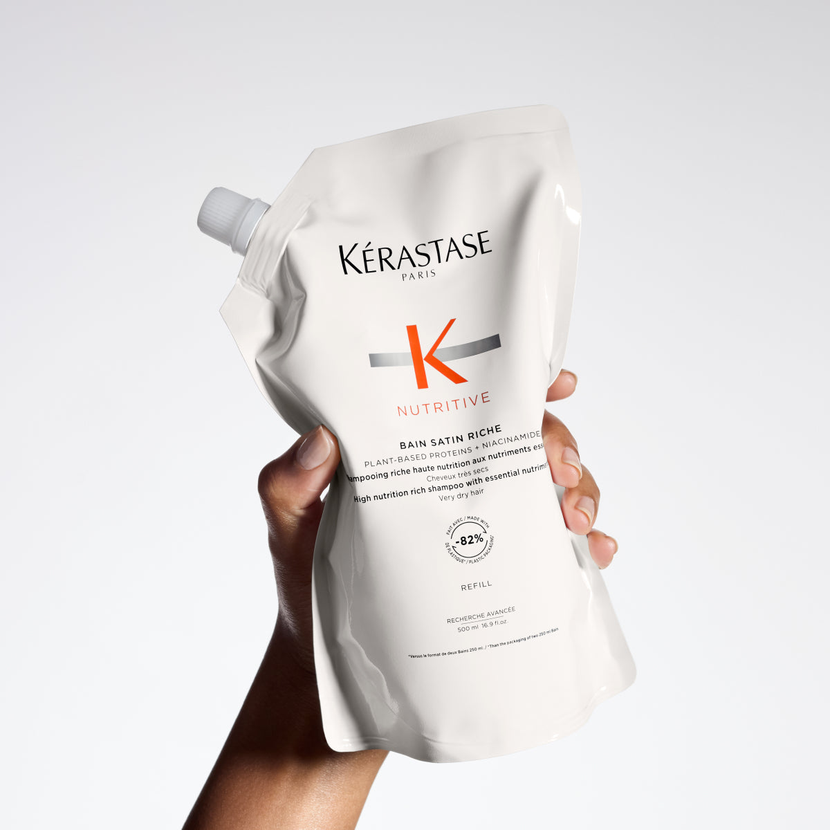 Tápláló sampon nagyon száraz, közepesen vastag és vastag hajra – Kérastase Nutritive Bain Satin Riche 500ml