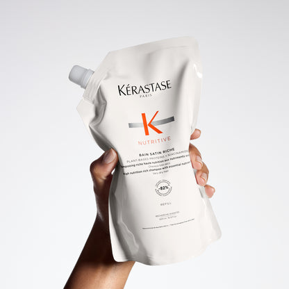 Tápláló sampon nagyon száraz, közepesen vastag és vastag hajra – Kérastase Nutritive Bain Satin Riche 500ml