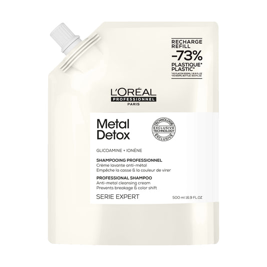 L’Oréal Professionnel Metal Detox Utántöltő Sampon – Fémsemlegesítés és Színvédelem 500ml