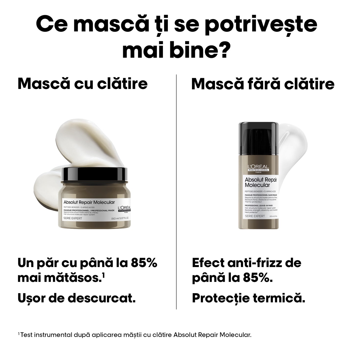 Hajmaszk sérült hajra — L'Oréal Professionnel Absolut Repair Molecular 150 ml