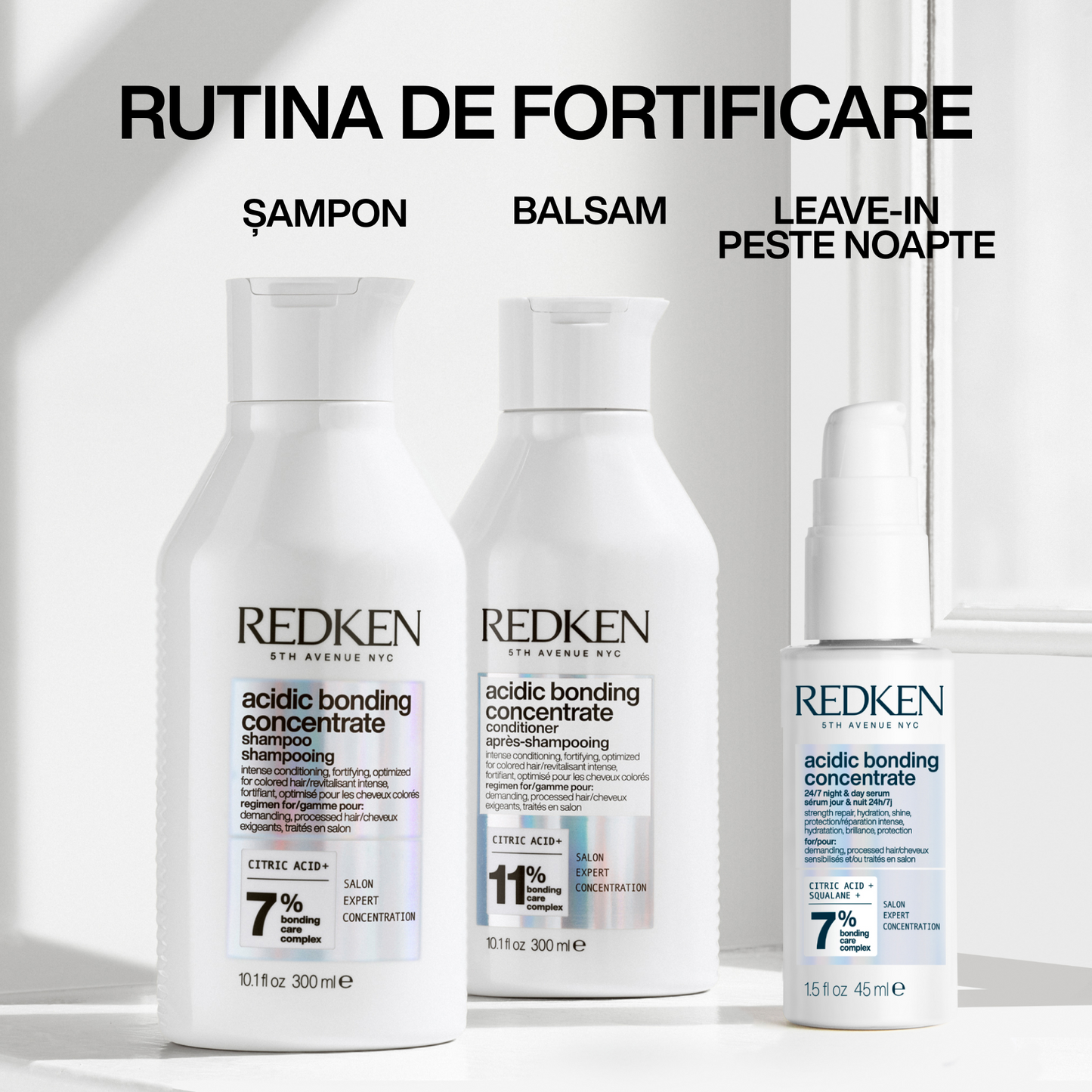 Sérum sérült hajra — Redken Acidic Bonding Concentrate 24/7 Night & Day Serum 45ml