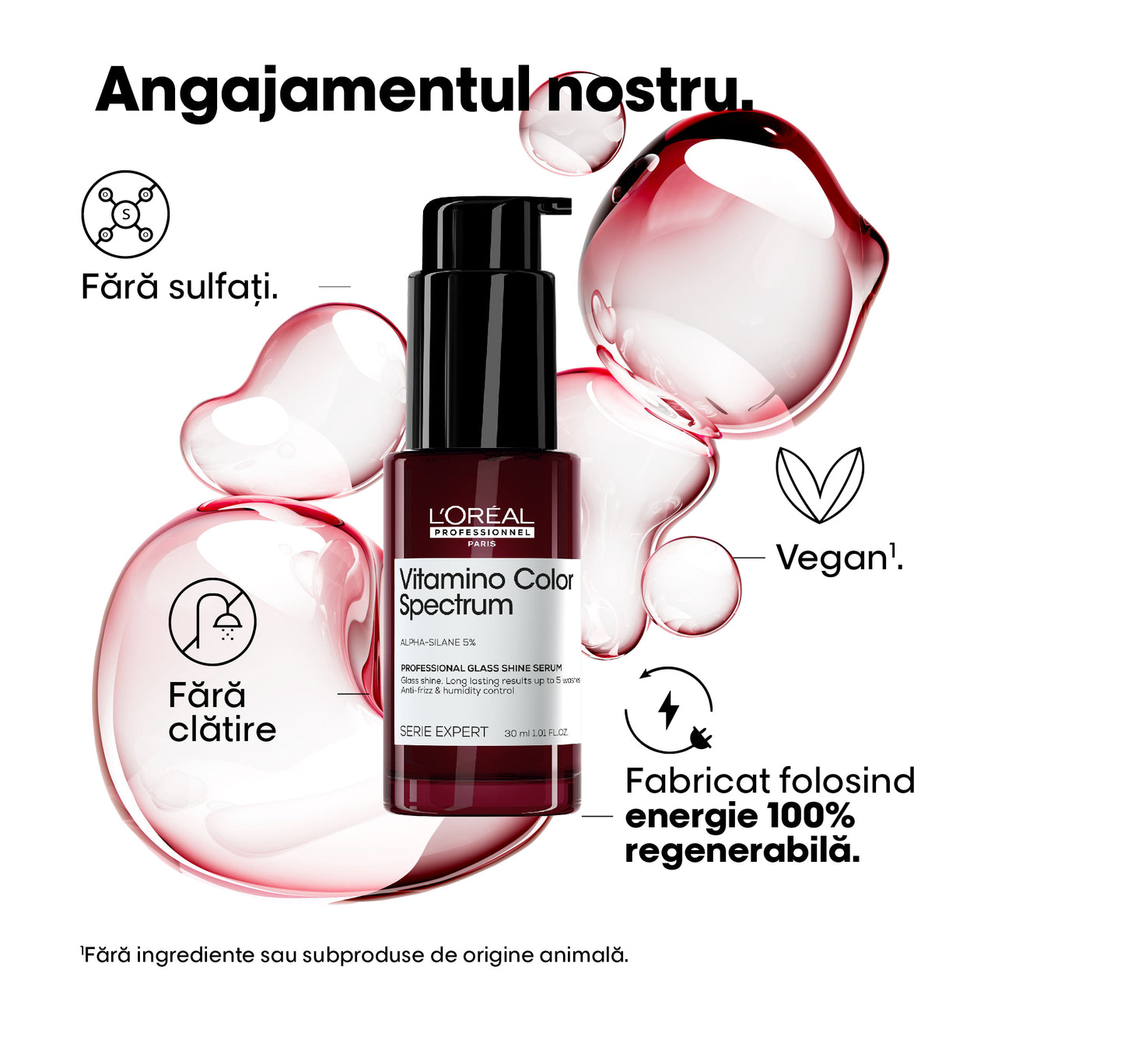 Hajszér festett hajra tükörhatással — L'Oréal Professionnel Vitamino Color Spectrum Glass Shine 30ml