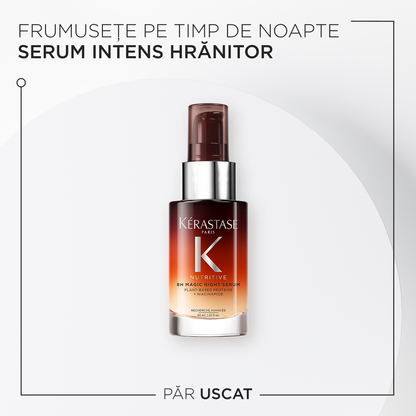 Tápláló éjszakai szérum száraz hajra — Kérastase Nutritive 8H Magic Night Serum 30ml
