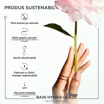 Kérastase Gloss Absolu Bain Hydra-Glaze Hidratáló sampon a hosszú, töredezésre hajlamos hajra, 500 ml
