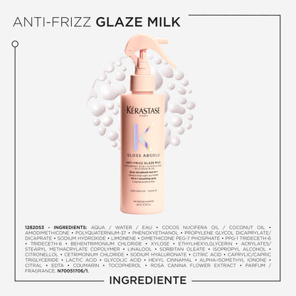 Többcélú, frizz-szabályzó spray hosszú hajra — Kérastase Gloss Absolu Glaze Milk Spray 190ml