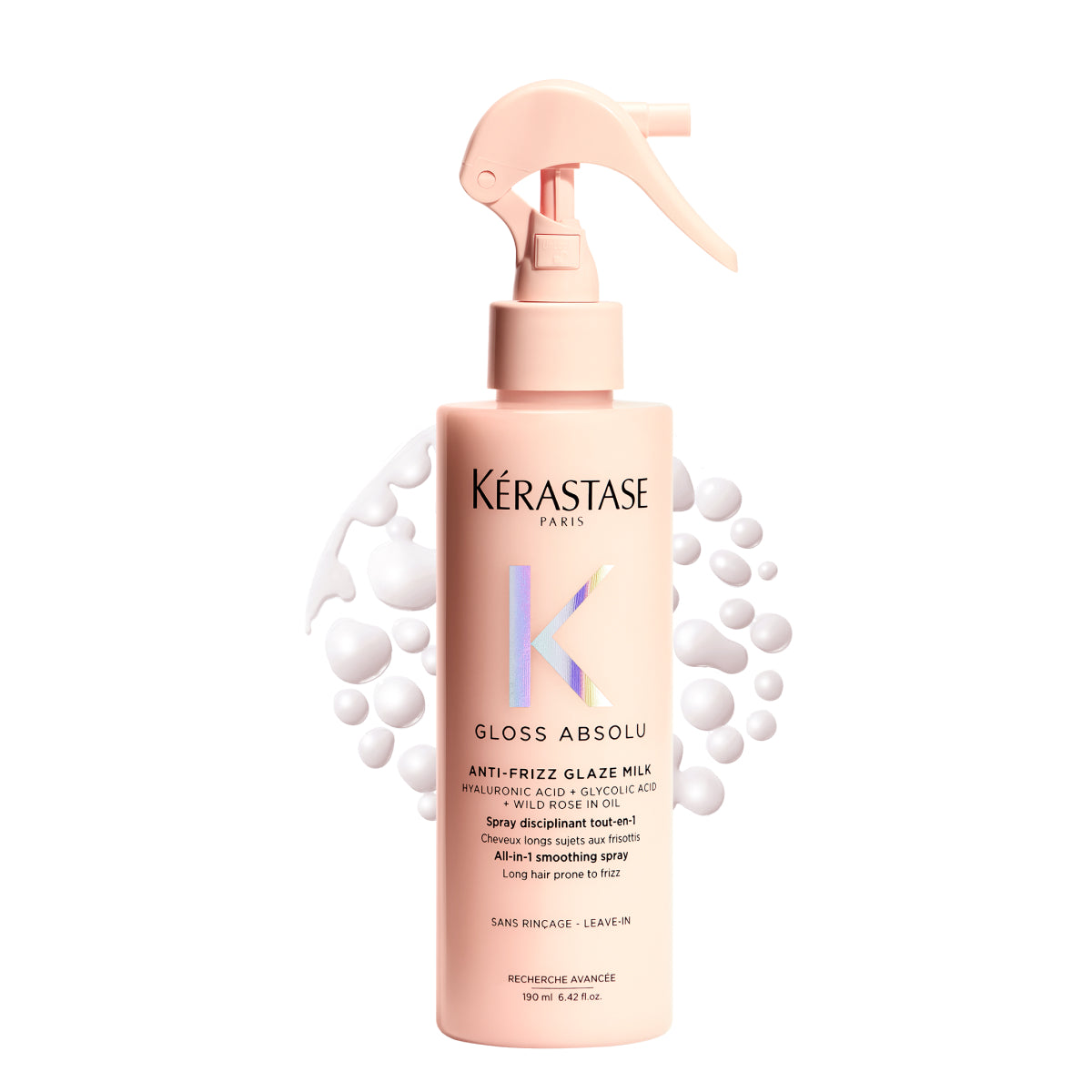 Többcélú, frizz-szabályzó spray hosszú hajra — Kérastase Gloss Absolu Glaze Milk Spray 190ml