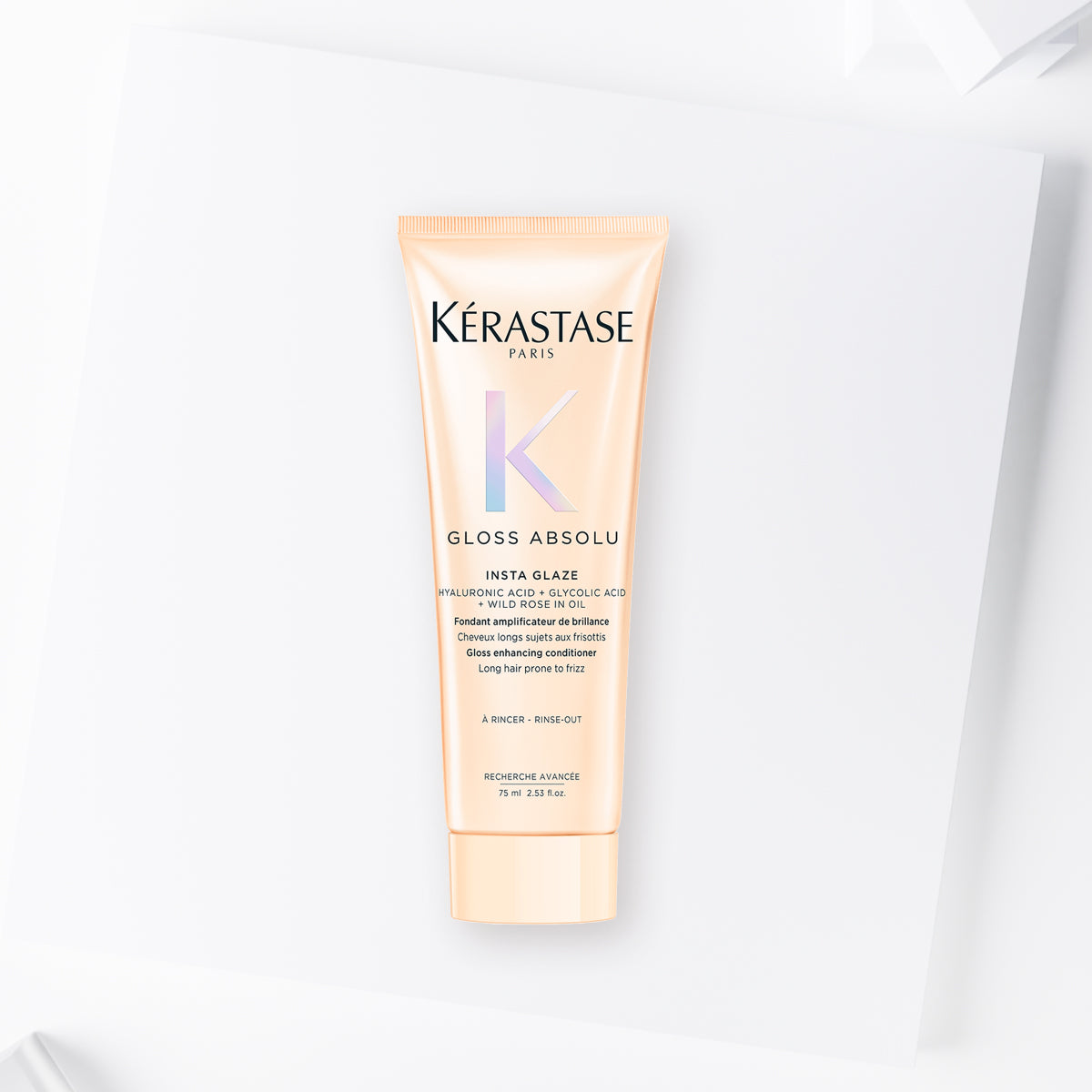 Hajfényesítő és elektrosztatikus hatás elleni balzsam hosszú hajra — Kérastase Gloss Absolu Insta Glaze 75ml