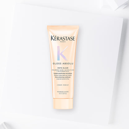 Hajfényesítő és elektrosztatikus hatás elleni balzsam hosszú hajra — Kérastase Gloss Absolu Insta Glaze 75ml