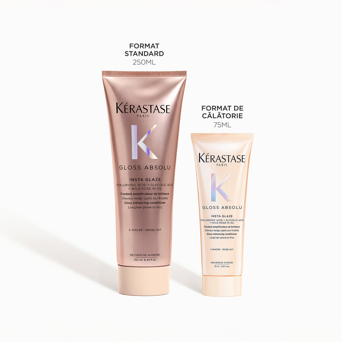 Hajfényesítő és elektrosztatikus hatás elleni balzsam hosszú hajra — Kérastase Gloss Absolu Insta Glaze 75ml