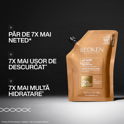 Száraz hajra való sampon — Redken All Soft Shampoo 500ml