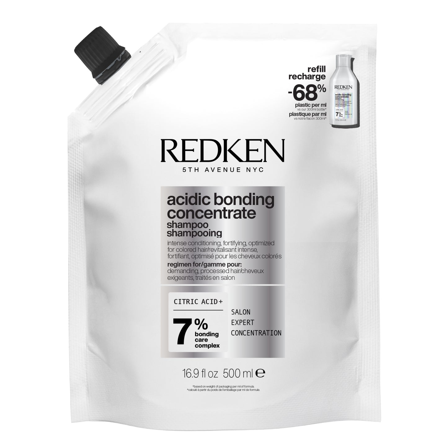 Sampon károsodott hajra — Redken Acidic Bonding Concentrate Sulfate-Free Shampoo 500ml