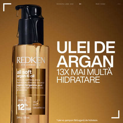 Olaj száraz hajra – Redken All Soft Argan-6 Olaj 100ml