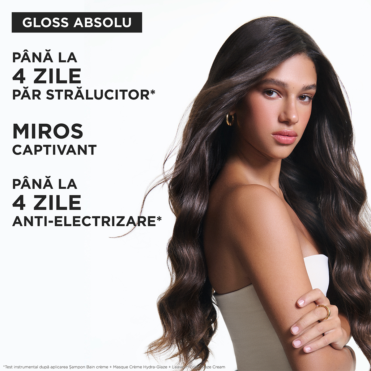 Krémes maszk vastag, elektrosztatikus hajra — Kérastase Gloss Absolu Masque Crème Hydra-Glaze 200ml