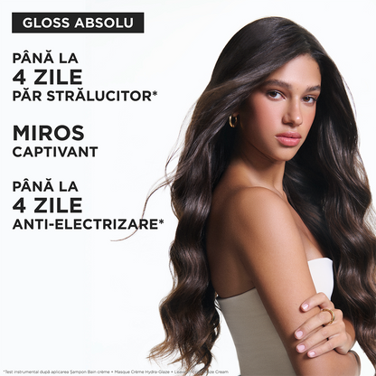 Krémes maszk vastag, elektrosztatikus hajra — Kérastase Gloss Absolu Masque Crème Hydra-Glaze 200ml