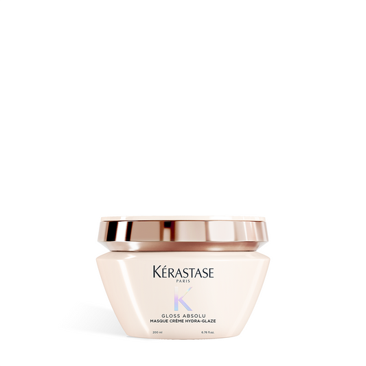 Kérastase Gloss Absolu Masque Crème Hydra-Glaze maszk vastag, statikus hajra 200 ml