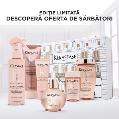Kérastase Gloss Absolu Oil Holidays 2025 szett - Hidratáló ápoló rituálé a fényes és élénk hajért