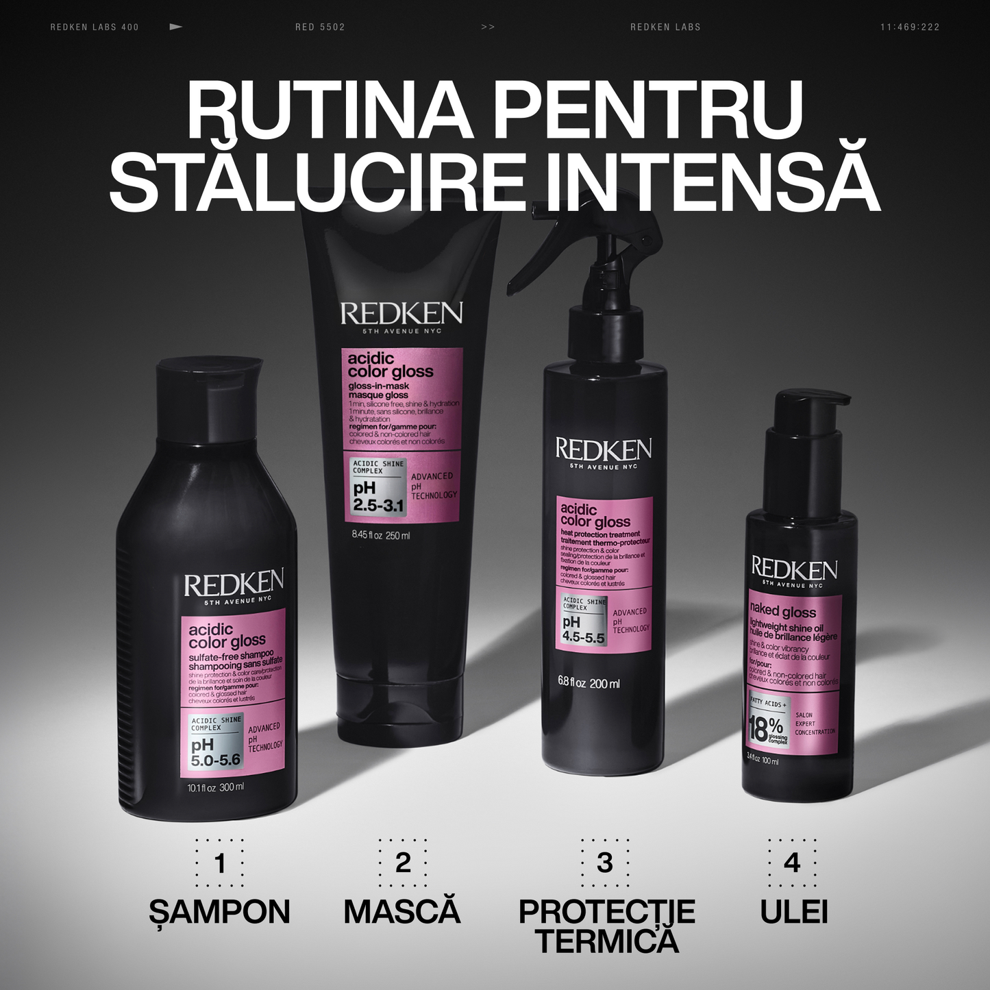 Hajmaszk festett hajra – Redken Acidic Color Gloss Glass Gloss Treatment Mask 250ml