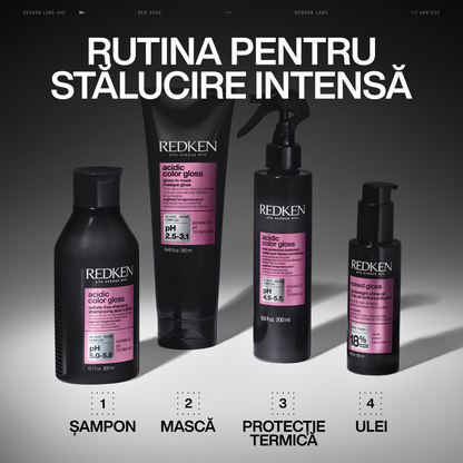 Hajmaszk festett hajra – Redken Acidic Color Gloss Glass Gloss Treatment Mask 250ml