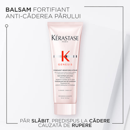 Kérastase Genesis Fondant Renforçateur erősítő balzsam hajhullásra hajlamos, legyengült hajra, 75 ml
